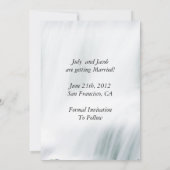 〈保存日〉蝶と滝の結婚式 招待状 (裏面)