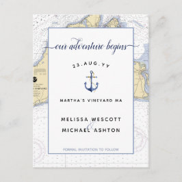 【保存日】 #NauticalAnchor | #SaveTheDate MV 案内ポストカード