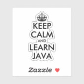 保学Javaノートパソおもしろいコン・ビニール シール (シート)