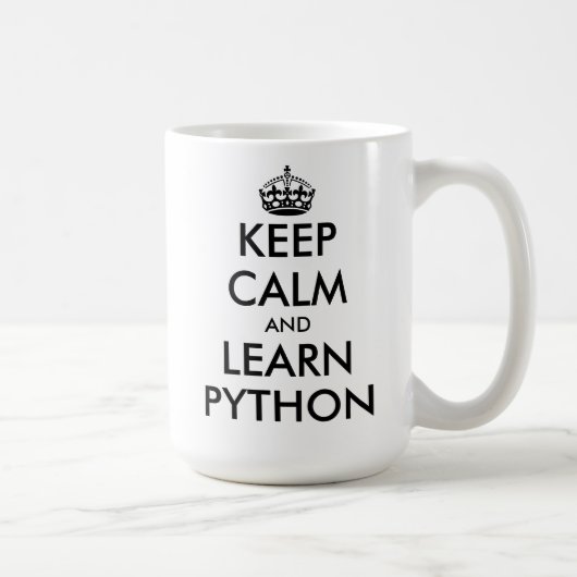 保学Pythonソフトウェおもしろいア・エンジニアー コーヒーマグカップ (右)