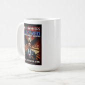 保守主義はコーヒーのようなもの - ブラック! コーヒーマグカップ (正面左)