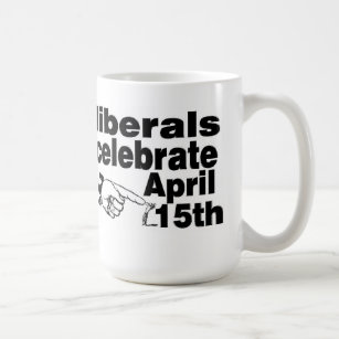 保守主義者対自由主義者のマグ コーヒーマグカップ