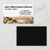 保守修理用便箋サービス名刺 名刺 (正面/裏面)