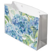 保守党のためのアジサイの新婦付添人のギフトバッグ ラージペーパーバッグ (裏面アングル)