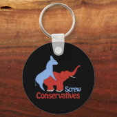 保守党 キーホルダー (正面)