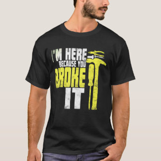保守員GIF手元配管工ギフト Tシャツ