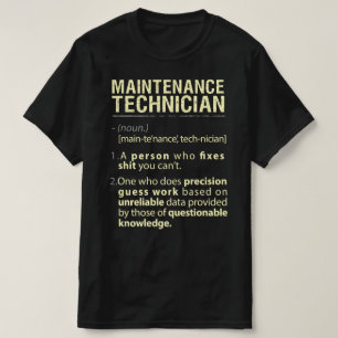 保守技術者実在のアメリカ定義 Tシャツ