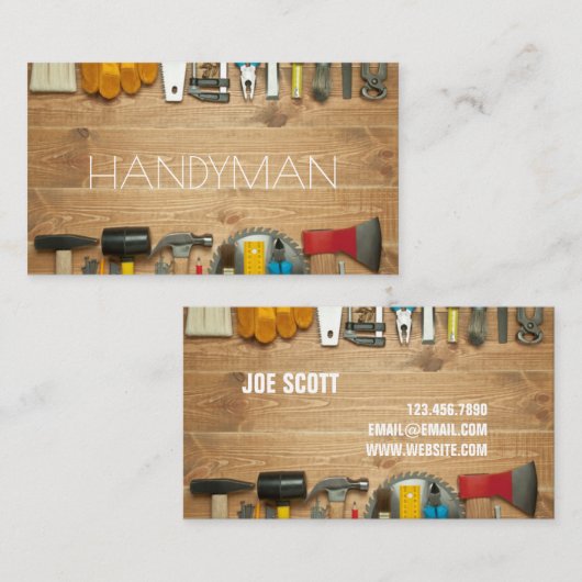 保守業用名刺 名刺 (正面/裏面)