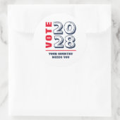 保守派の共和党の民主選挙投票者 ラウンドシール (バッグ)