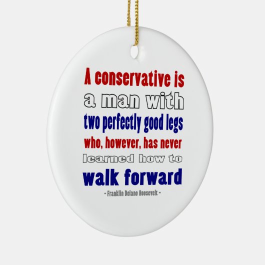 保守派を暗く定義 セラミックオーナメント (右)