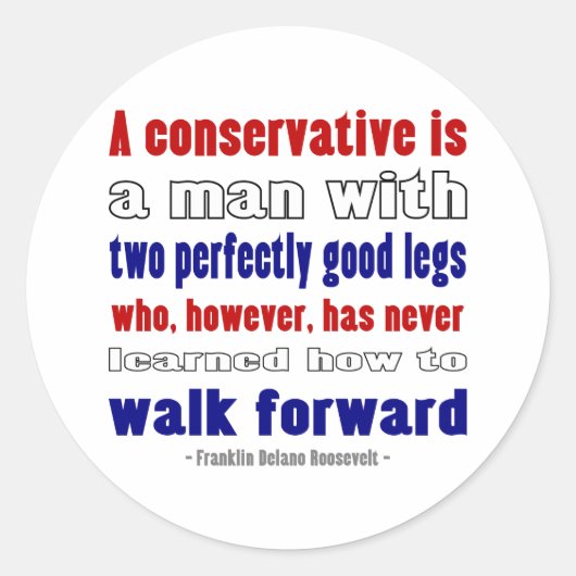 保守派を暗く定義 ラウンドシール (正面)