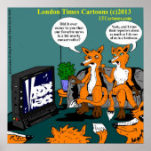 保守派ニュースおもしろいポスター ポスター (正面)