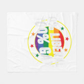 保守派自由主義の向け100ゲイLGBTデザイン フリースブランケット (正面(横))