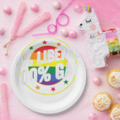 保守派自由主義の向け100ゲイLGBTデザイン ペーパープレート (パーティー)