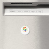 保守派自由主義の向け100ゲイLGBTデザイン マグネット (インサイチュ (食洗機))