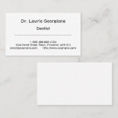 保守的で謙虚な名刺 名刺 (正面/裏面)