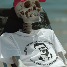 保守的なおもしろいアンチバイデン氏・ゼレンスキーウクライナ Tシャツ