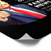 保守的なおもしろいグランパのためのドナルド・トランプ引用文 ポスター (角)