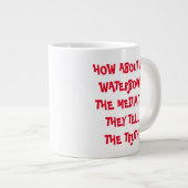 保守的なアンチ左派の主流メディアバイアス ジャンボコーヒーマグカップ (正面右)