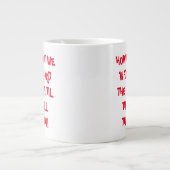 保守的なアンチ左派の主流メディアバイアス ジャンボコーヒーマグカップ (正面)