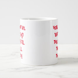 保守的なアンチ左派の主流メディアバイアス ジャンボコーヒーマグカップ