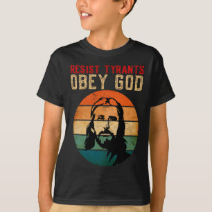 保守的なキリスト教の独裁者が神アリに従う Tシャツ