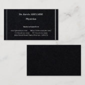 保守的な医療プロフェッショナル名刺 名刺 (正面/裏面)