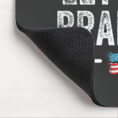 保守的な旗おもしろいアンチバイデン氏tシェル マウスパッド (コーナー)