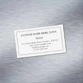 保守的な歯科用磁気ビジネスカード マグネット名刺 (インサイチュ)