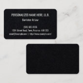 保守的な法務ビジネスカード 名刺 (正面/裏面)