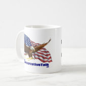 保守的な話のコーヒー・マグ コーヒーマグカップ (正面左)