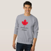 保守的カナダTシャツ スウェットシャツ (正面フル)
