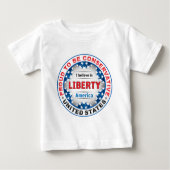 保守的誇りを持ったな ベビーTシャツ (正面)