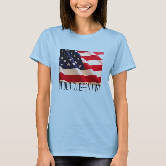 保守的誇りを持ったな Tシャツ (正面)