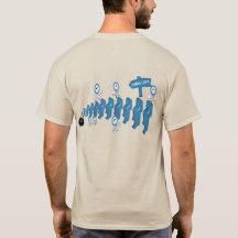 保守的離れな風刺Tシャツを回す