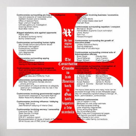 保守運動スキャンダルのポスター ポスター (正面)