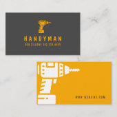 保守、建築、Handyman Business Card 名刺 (正面/裏面)