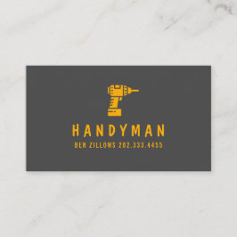 保守、建築、Handyman Business Card 名刺