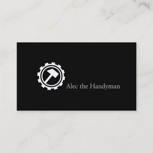 保守、建築、Handyman Business Card 名刺 (正面)