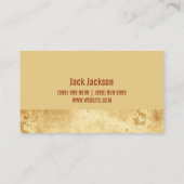 保守、建築、Handyman Business Card 名刺 (裏面)