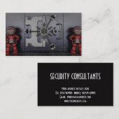 保安システムのコンサルタントの名刺 名刺 (正面/裏面)