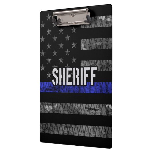 保安動揺して官警察国旗 クリップボード (左)