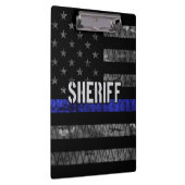 保安動揺して官警察国旗 クリップボード (右)