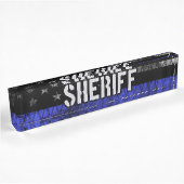 保安動揺して官警察国旗 デスクネームプレート