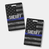 保安動揺して官警察国旗 バッジ (正面＆裏面)