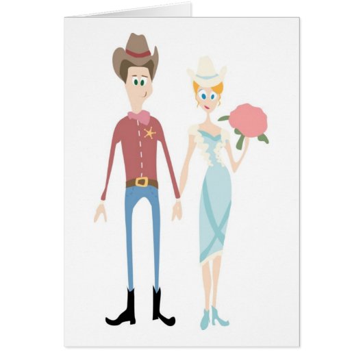 保安官が国の花嫁を引き取る新郎 (正面)