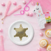 保安官の金星 ペーパープレート (パーティー)