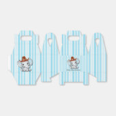 保安官カウボーイエレファントベビーシャワー フェイバーボックス (折り畳みなし)