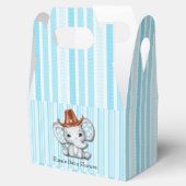 保安官カウボーイエレファントベビーシャワー フェイバーボックス (オープン)