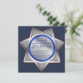 保安官バッジバースデーパーティ招待状 招待状 (スタンド正面)